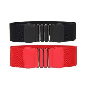 1784 3 Pack Women's Elastic Wide Stretchy Waist Cinch Belt Waistband